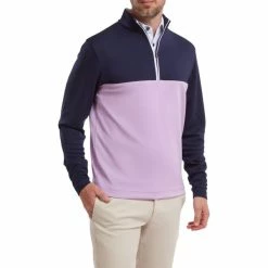 FOOTJOY COLOUR BLOCKED CHILL-OUT GOLF PULLOVER – NAVY / LAVENDER -CLUBS Sales Shop 164D87E7 DE20 4519 15F69E228E580B23 600x600 1