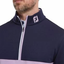 FOOTJOY COLOUR BLOCKED CHILL-OUT GOLF PULLOVER – NAVY / LAVENDER -CLUBS Sales Shop 164DD4DE F6BA 2D12 37AE26C6145F793C 600x600 1