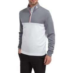 FOOTJOY COLOUR BLOCKED CHILL-OUT GOLF PULLOVER – GRAPHITE / WHITE -CLUBS Sales Shop 164E4A23 C396 F569 C36C4E296DAD44B2 600x600 1