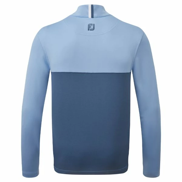 FOOTJOY COLOUR BLOCKED CHILL-OUT GOLF PULLOVER – DUSK BLUE / INK 4 FOOTJOY COLOUR BLOCKED CHILL-OUT GOLF PULLOVER – DUSK BLUE / INK - Image 2