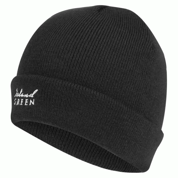 ISLAND GREEN ESSENTIALS THERMAL WINDPROOF BEANIE HAT – BLACK 3 ISLAND GREEN ESSENTIALS THERMAL WINDPROOF BEANIE HAT – BLACK