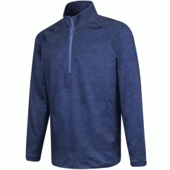 ISLAND GREEN RAGLAN LIGHTWEIGHT 1/4 ZIP PULLOVER – NAVY