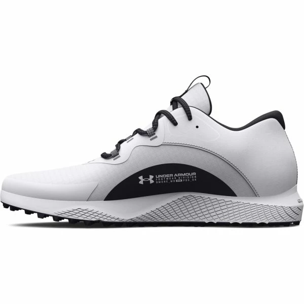 UNDER ARMOUR 2023 UA CHARGED DRAW 2 SL GOLF SHOES – WHITE 6 UNDER ARMOUR 2023 UA CHARGED DRAW 2 SL GOLF SHOES – WHITE - Image 4