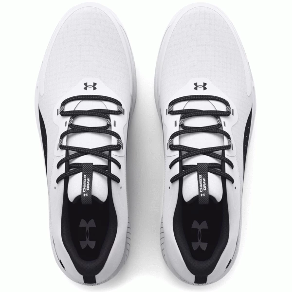 UNDER ARMOUR 2023 UA CHARGED DRAW 2 SL GOLF SHOES – WHITE 4 UNDER ARMOUR 2023 UA CHARGED DRAW 2 SL GOLF SHOES – WHITE - Image 2