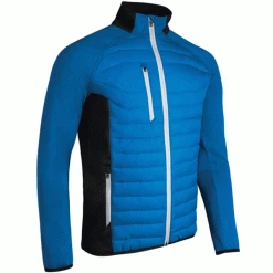 SUNDERLAND ZERMATT THERMAL PADDED GOLF JACKET – LIGHTNING BLUE