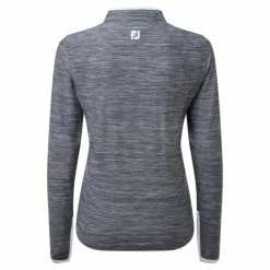 FOOTJOY LADIES SPACE-DYE FULL-ZIP KNIT GOLF PULLOVER – NAVY -CLUBS Sales Shop 88002.4 600x600 1