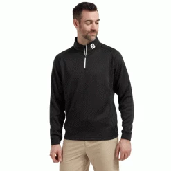 FOOTJOY CHILL-OUT GOLF PULLOVER – BLACK -CLUBS Sales Shop 901463 600x600 2