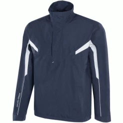 GALVIN GREEN ABE GORE-TEX WATERPROOF 1/2 ZIP GOLF JACKET – NAVY / COOL GREY / WHITE