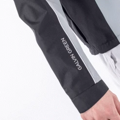 GALVIN GREEN ABE GORE-TEX WATERPROOF 1/2 ZIP GOLF JACKET – SHARKSKIN / BLACK / WHITE -CLUBS Sales Shop ABE SHARKBLACK3 600x600 1