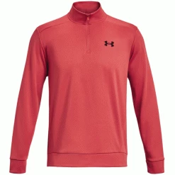 UNDER ARMOUR ColdGear® ARMOUR FLEECE 1/4 ZIP GOLF JUMPER – CHAKRA