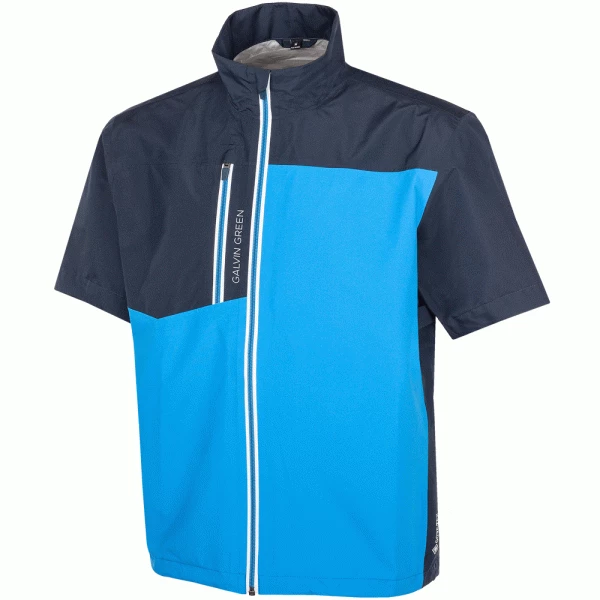 GALVIN GREEN AXL GORE-TEX PACLITE HALF SLEEVE GOLF JACKET – BLUE / NAVY / WHITE 3 GALVIN GREEN AXL GORE-TEX PACLITE HALF SLEEVE GOLF JACKET – BLUE / NAVY / WHITE
