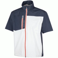 GALVIN GREEN AXL GORE-TEX PACLITE HALF SLEEVE GOLF JACKET – WHITE / NAVY / ORANGE