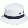 ADIDAS PLAID REVERSIBLE GOLF BUCKET HAT – WHITE