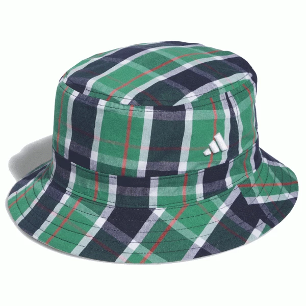 ADIDAS PLAID REVERSIBLE GOLF BUCKET HAT – WHITE 6 ADIDAS PLAID REVERSIBLE GOLF BUCKET HAT – WHITE - Image 4