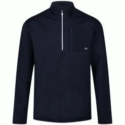 CALVIN KLEIN DELTA 1/2 ZIP GOLF PULLOVER – NAVY