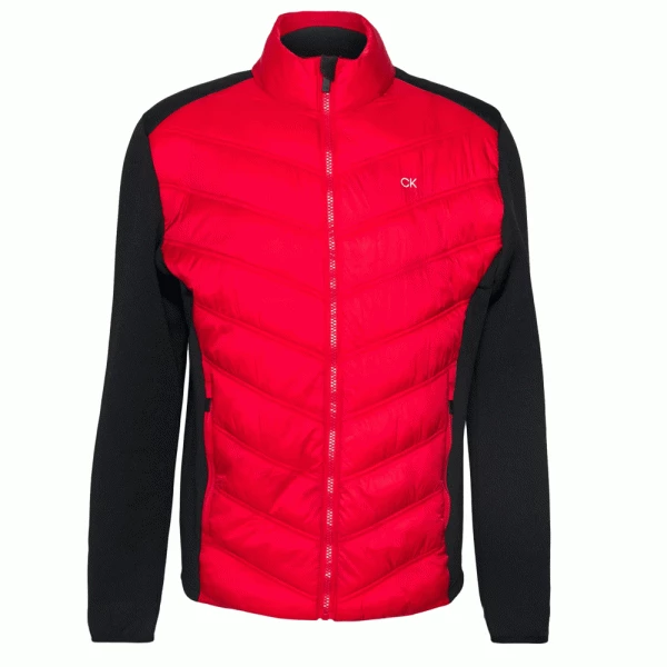 CALVIN KLEIN FRONTERA HYBRID GOLF JACKET – RED 3 CALVIN KLEIN FRONTERA HYBRID GOLF JACKET – RED
