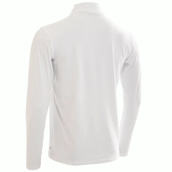 CALVIN KLEIN NEWPORT 1/2 ZIP GOLF PULLOVER – WHITE 4 CALVIN KLEIN NEWPORT 1/2 ZIP GOLF PULLOVER – WHITE - Image 2