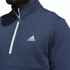 ADIDAS PRIMEBLUE COLD.RDY 1/4 ZIP GOLF PULLOVER – NAVY -CLUBS Sales Shop COLD.RDY PULLOVER NAVY1 600x600 1