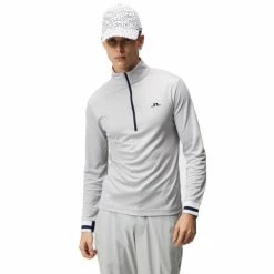 J.LINDEBERG DANNY DEBOSSED MIDLAYER – HIGH RISE -CLUBS Sales Shop DANYMID GREY 2 600x600 1