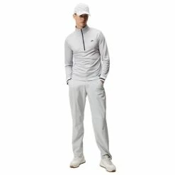 J.LINDEBERG DANNY DEBOSSED MIDLAYER – HIGH RISE -CLUBS Sales Shop DANYMID GREY 4 600x600 1