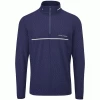 OSCAR JACOBSON DARWIN 1/4 ZIP PULLOVER – NAVY -CLUBS Sales Shop DARWIN NAVY 600x600 1