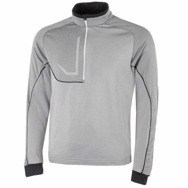 GALVIN GREEN DAXTON INSULA™ PULLOVER – SHARKSKIN / WHITE 3 GALVIN GREEN DAXTON INSULA™ PULLOVER – SHARKSKIN / WHITE