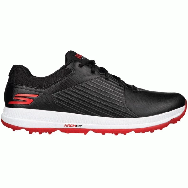 SKECHERS GO GOLF ELITE 5 GF GOLF SHOES – BLACK / RED 3 SKECHERS GO GOLF ELITE 5 GF GOLF SHOES – BLACK / RED