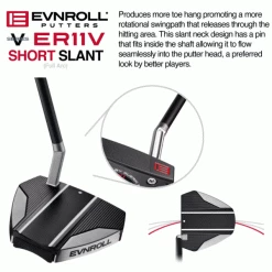 EVNROLL V SERIES ER11v SHORT SLANT NECK PUTTER 12 EVNROLL V SERIES ER11v SHORT SLANT NECK PUTTER -CLUBS Sales Shop ER11VSHORT 600x600 1