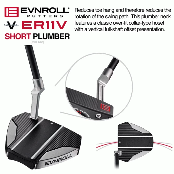 EVNROLL V SERIES ER11v SHORT PLUMBER NECK PUTTER 9 EVNROLL V SERIES ER11v SHORT PLUMBER NECK PUTTER - Image 7