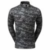 FOOTJOY CLOUD CAMO MIDLAYER – BLACK -CLUBS Sales Shop FJ BLACK CAMO MID FRONT 600x600 1