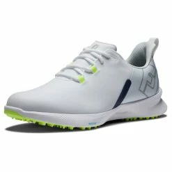FOOTJOY 2023 FUEL SPORT 55453 GOLF SHOES – WHITE / NAVY / GREEN -CLUBS Sales Shop FJ FUEL SPORT W N G FRONT 600x600 1