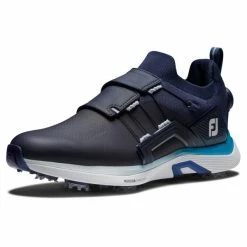 FOOTJOY 2023 HYPERFLEX BOA GOLF SHOES 55456 – NAVY -CLUBS Sales Shop FJ HYPERFLEX BOA BLACK FRONT 600x600 1