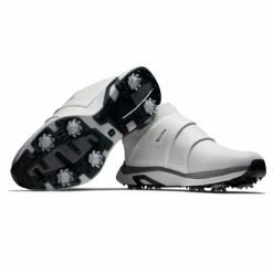 FOOTJOY 2023 HYPERFLEX BOA GOLF SHOES 51099 – WHITE -CLUBS Sales Shop FJ HYPERFLEX BOA WHITE SIDE AND FRONT 600x600 1