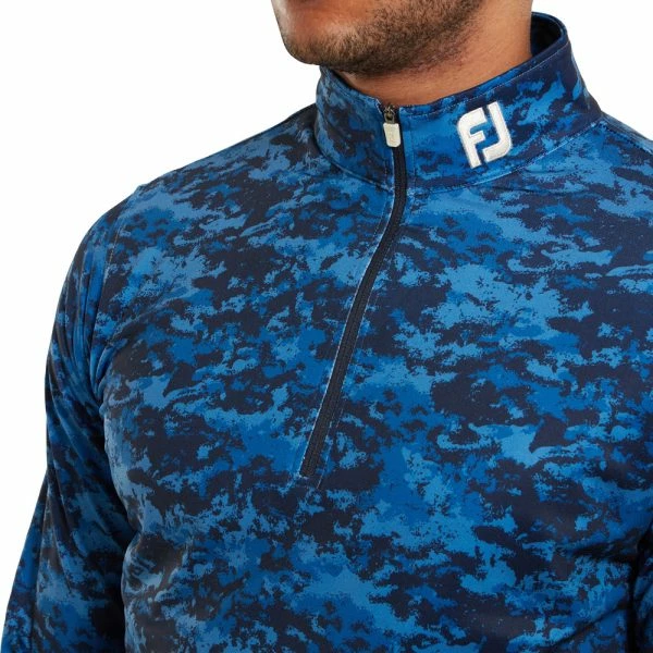 FOOTJOY CLOUD CAMO MIDLAYER – NAVY 7 FOOTJOY CLOUD CAMO MIDLAYER – NAVY - Image 5