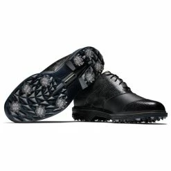 FOOTJOY 2023 PREMIER SERIES WILCOX GOLF SHOES 54326 – BLACK -CLUBS Sales Shop FJ PS WILCOX BLACK BOTTOM AND SIDE 600x600 1