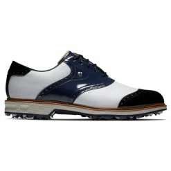 FOOTJOY 2023 PREMIER SERIES WILCOX GOLF SHOES 54323 – WHITE / NAVY / BLACK