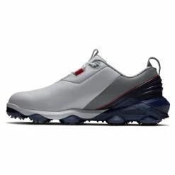 FOOTJOY TOUR ALPHA 55500 GOLF SHOES – WHITE / NAVY / GREY -CLUBS Sales Shop FJ TOUR ALPHA W N R LEFT SIDE 600x600 1