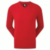 FOOTJOY WOOLBLEND V NECK GOLF PULLOVER – RED