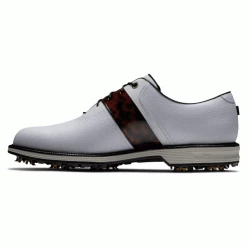 FOOTJOY PREMIERE SERIES GARRETT LEIGHT PACKARD 54297 GOLF SHOES – WHITE / TORTOISE -CLUBS Sales Shop FJ 542976 600x600 1