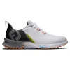 FOOTJOY FUEL 55443 GOLF SHOES – WHITE / BLACK / ORANGE -CLUBS Sales Shop FJ 55443 01 600x600 1