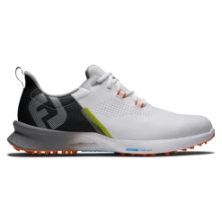 FOOTJOY FUEL 55443 GOLF SHOES – WHITE / BLACK / ORANGE