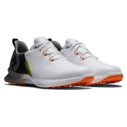FOOTJOY FUEL 55443 GOLF SHOES – WHITE / BLACK / ORANGE -CLUBS Sales Shop FJ 55443 04 600x600 1