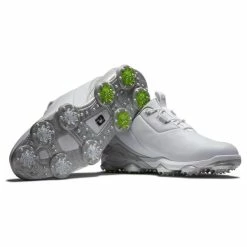 FOOTJOY TOUR ALPHA 55505 GOLF SHOES – WHITE / GREY / LIME -CLUBS Sales Shop FJ 55505 05 copy 600x600 1