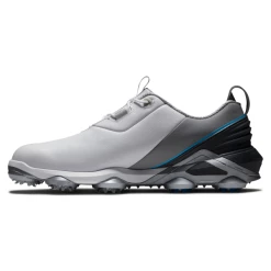 FOOTJOY TOUR ALPHA 55506 GOLF SHOES – WHITE / GREY / BLUE -CLUBS Sales Shop FJ 55506 02 600x600 1