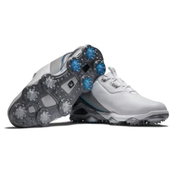 FOOTJOY TOUR ALPHA 55506 GOLF SHOES – WHITE / GREY / BLUE -CLUBS Sales Shop FJ 55506 05 600x600 1