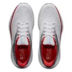FOOTJOY FLEX XP 56277 GOLF SHOES – WHITE / BLACK / RED -CLUBS Sales Shop FJ 56277 06 600x600 1