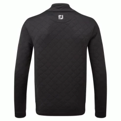 FOOTJOY DIAMOND JACQUARD CHILL-OUT GOLF PULLOVER – BLACK / GREY -CLUBS Sales Shop FJ 88451 04 600x600 1