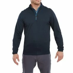 FOOTJOY THERMOSERIES GOLF PULLOVER – NAVY / SLATE -CLUBS Sales Shop FJ 88811 02 600x600 1