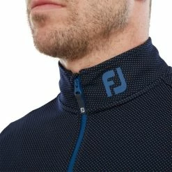 FOOTJOY THERMOSERIES GOLF PULLOVER – NAVY / SLATE -CLUBS Sales Shop FJ 88811 05 600x600 1