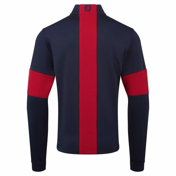 FOOTJOY RIBBED CHILL-OUT XTREME GOLF PULLOVER – NAVY / RED 4 FOOTJOY RIBBED CHILL-OUT XTREME GOLF PULLOVER – NAVY / RED - Image 2
